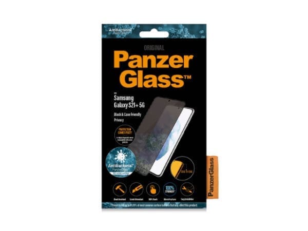 PanzerGlass Samsung GS21+ - Case Friendly AntiBac - Blk - Image 2