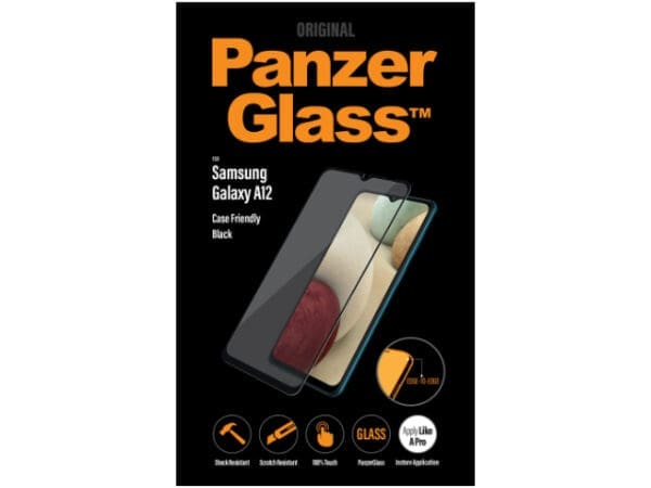 PanzerGlass Samsung Galaxy A12 Case Friendly - Black - Image 2