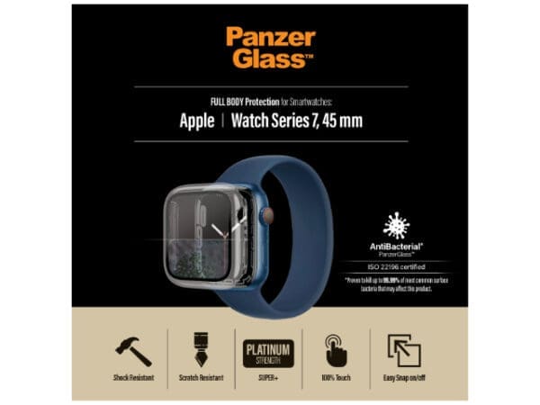 PanzerGlass Full Body SP - Apple Watch (44-46mm) - Clear - Image 2