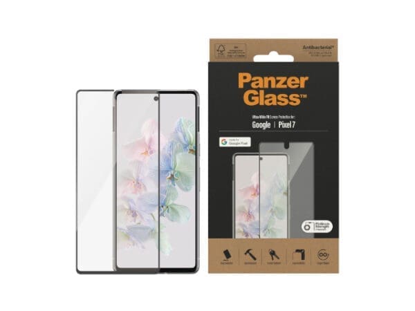 PanzerGlass Ultra-Wide Fit Antibacterial - Google Pixel 7 - Image 2