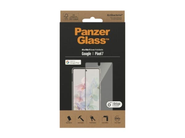 PanzerGlass Ultra-Wide Fit Antibacterial - Google Pixel 7 - Image 3