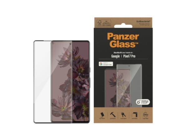 PanzerGlass Utra-Wide Fit Antibacterial - Google Pixel 7 Pro - Image 2