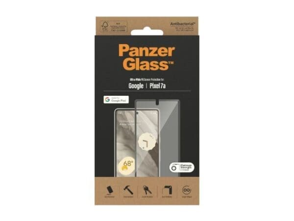 PanzerGlass Edge to Edge SP - Google Pixel 7a - Black - Image 3