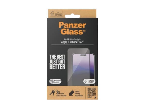 PanzerGlass UltraWide Fit SP - iPhone 15 Plus - Image 2