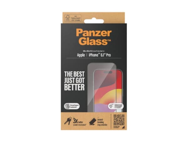 PanzerGlass UltraWide Fit SP - iPhone 15 Pro - Image 2