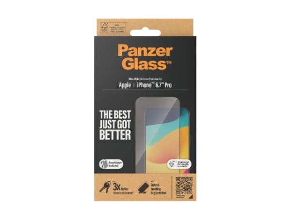 PanzerGlass UltraWide Fit SP - iPhone 15 Pro Max - Image 2