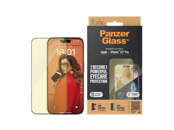 PanzerGlass UWF Anti-Bluelight/Reflective SP - iPhone 15 Pro - Image 3