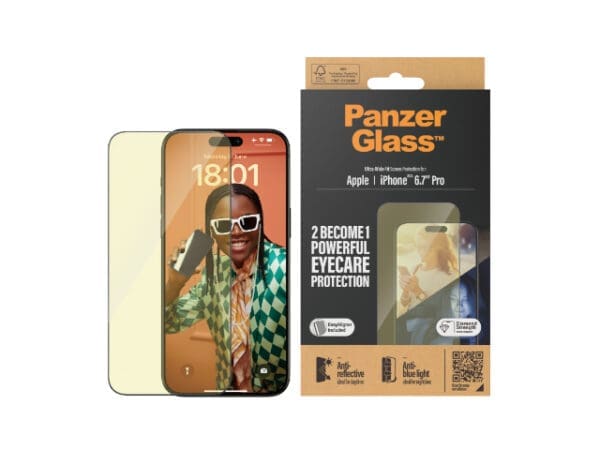 PanzerGlass UWF Anti-Bluelght/Reflective SP-iPhone 15 ProMax - Image 3