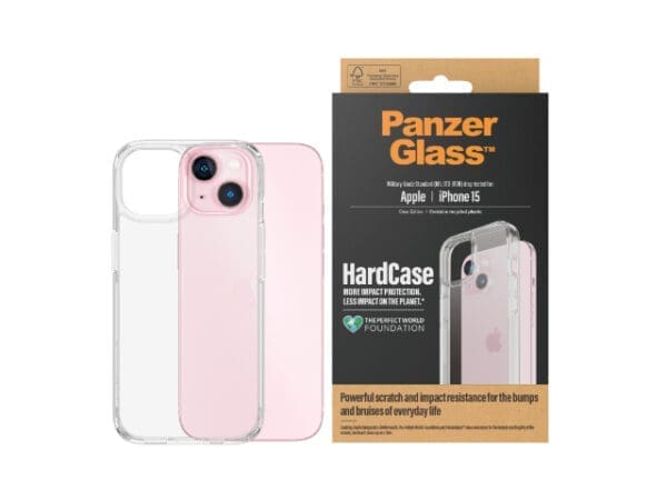 PanzerGlass Hardcase - iPhone 15 - Clear - Image 3