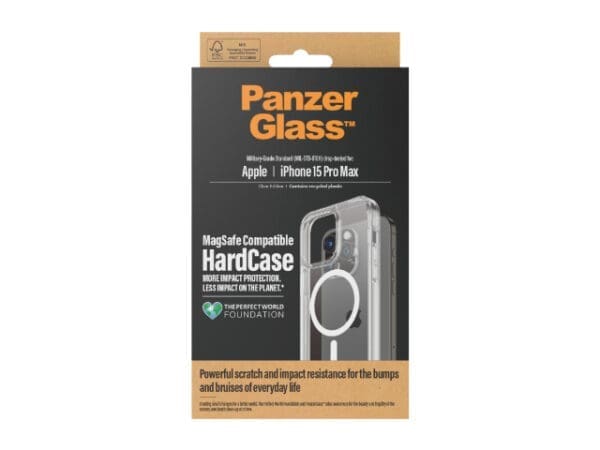 PanzerGlass Hardcase Magsafe - iPhone 15 Pro Max - Clear - Image 2