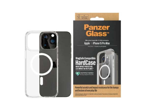 PanzerGlass Hardcase Magsafe - iPhone 15 Pro Max - Clear - Image 3