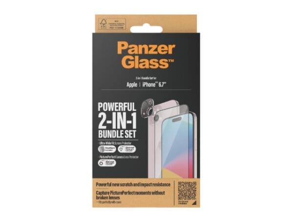 PanzerGlass 2-in-1 Protection Bundle - iPhone 15 Plus - Image 2