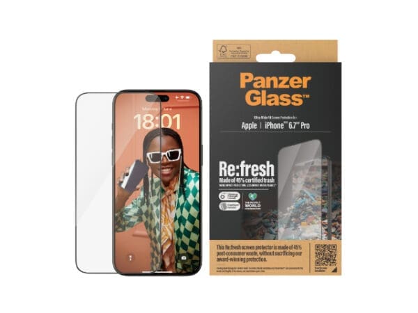 PanzerGlass Refresh UtraWide Fit SP - iPhone 15 Pro Max - Image 3