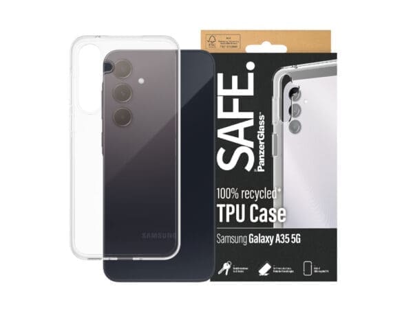 SAFE by Panzer TPU Case - Samsung Galaxy A35 - Clear