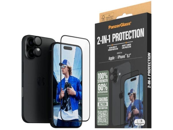 PanzerGlass 2-in-1 Bundle -iPhone 16