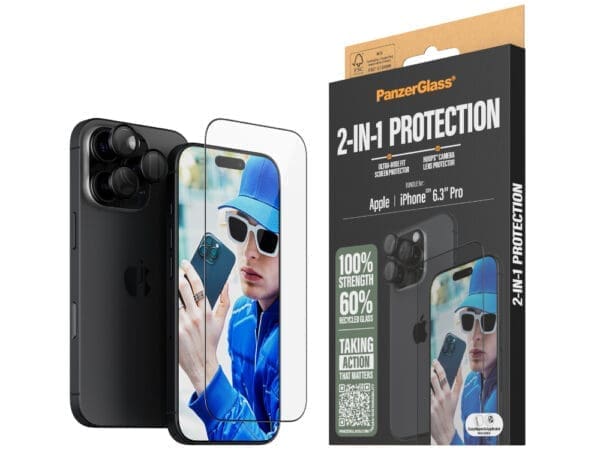 PanzerGlass 2-in-1 Bundle -iPhone 16 Pro