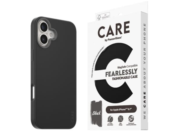 CARE by Panzer Fashion (MS) Case -iPhone 2024 Plus - Blk