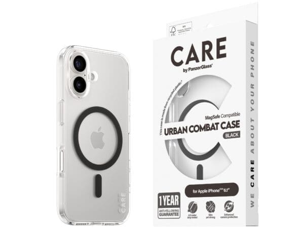 CARE by Panzer Flgship (MS) Case -iPhone 16 - Black