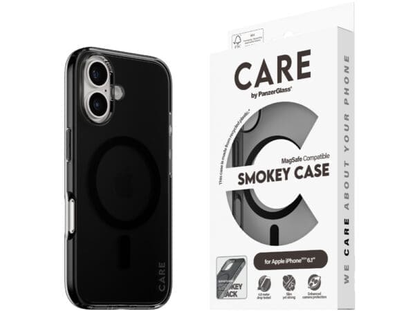 CARE by Panzer Flgship (MS) Case -iPhone 16 - Smokey