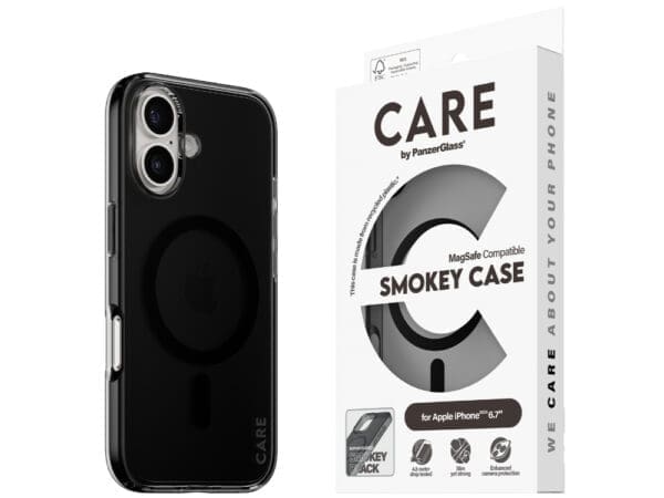 CARE by Panzer Flgship (MS) Case -iPhone 16 Plus - Smokey