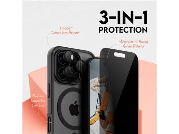 CARE by Panzer Flgship 3in1 Privacy Bndle -iPhone 16 Pro - Image 2