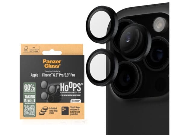 PanzerGlass Hoops LP -iPhone 16 Pro/ProMax - Blk