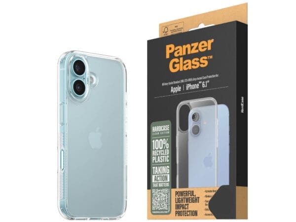 PanzerGlass Hardcase - iPhone 16 - Clear