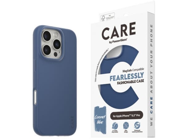 CARE by Panzer Fashion (MS) Case -iPhone 2024 Pro - Blue