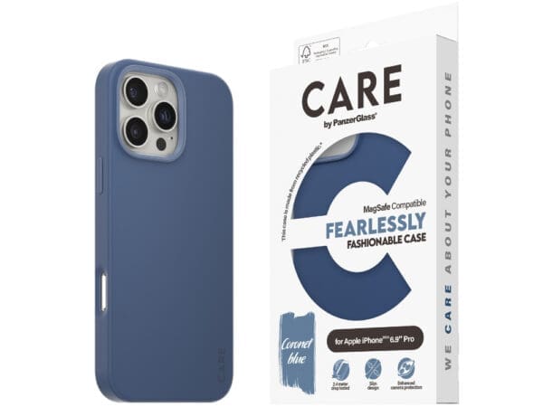 CARE by Panzer Fashion (MS) Case -iPhone 2024 Pro Max - Blue