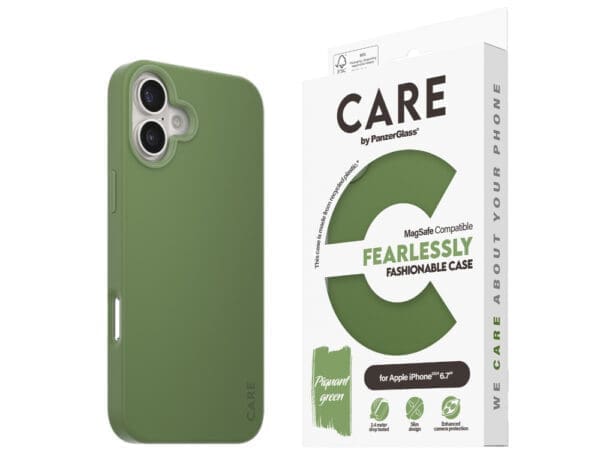 CARE by Panzer Fashion (MS) Case -iPhone 2024 Plus - Grn