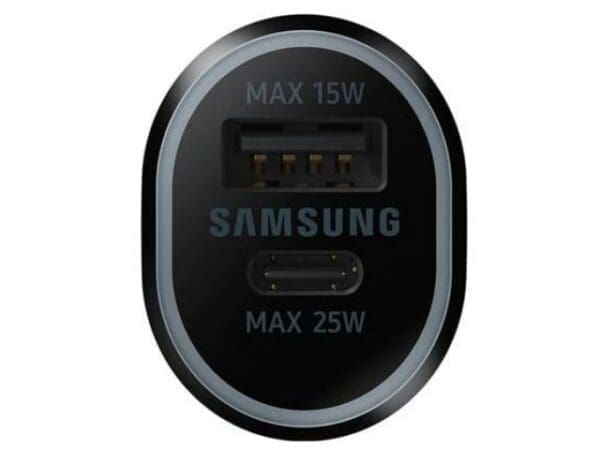 Samsung 40W Car Charger - Dual port, UBS-C(25W) & USB-A(15W) - Image 2