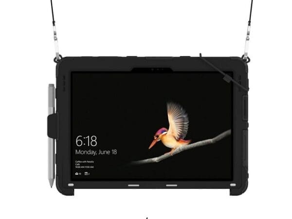 Griffin Survivor Slim for Surface Go w Shlder Strap - Black