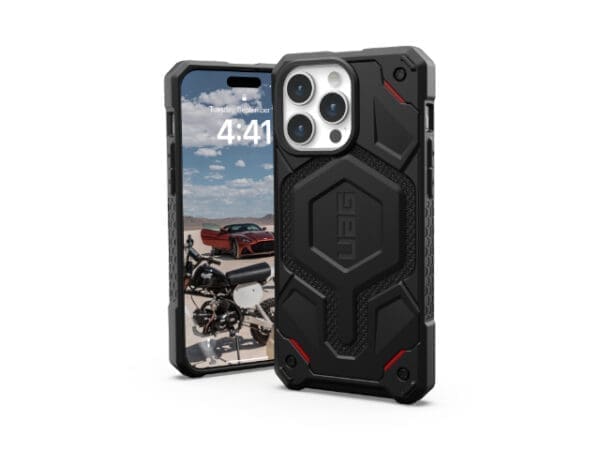 UAG Monarch Pro Kevlar Magsafe - iPhone 15 Pro Max - Black