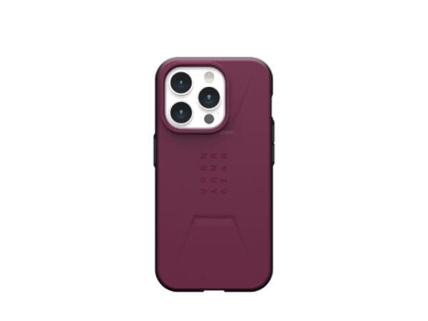 UAG Civilian Magsafe - iPhone 15 Pro Max - Bordeaux - Image 3