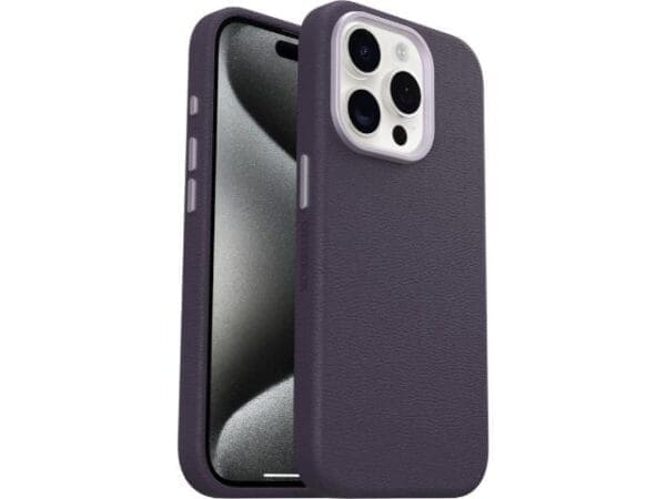 OtterBox Symmetry Cactus Leather - iPhone 15 Pro - Purple