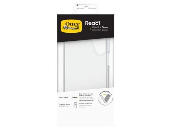OtterBox React + Glass - Samsung Galaxy A16 - Clear - Image 3