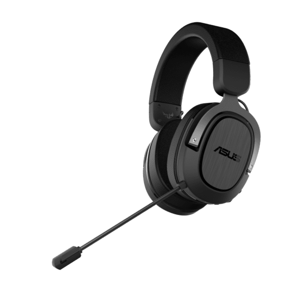 ASUS TUF GAMING H3 WIRELESS Gaming Headset Gun Metal, 2.4 GHz USB-C, 7.1 Surround Sound, Deep Bass, Lightweight, 25m 15 Hours, PC PlayStation 5 Switch