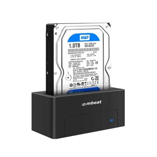 mbeat D1 USB 3.0 3.5" 2.5" SATA HDD Docking Station - Black