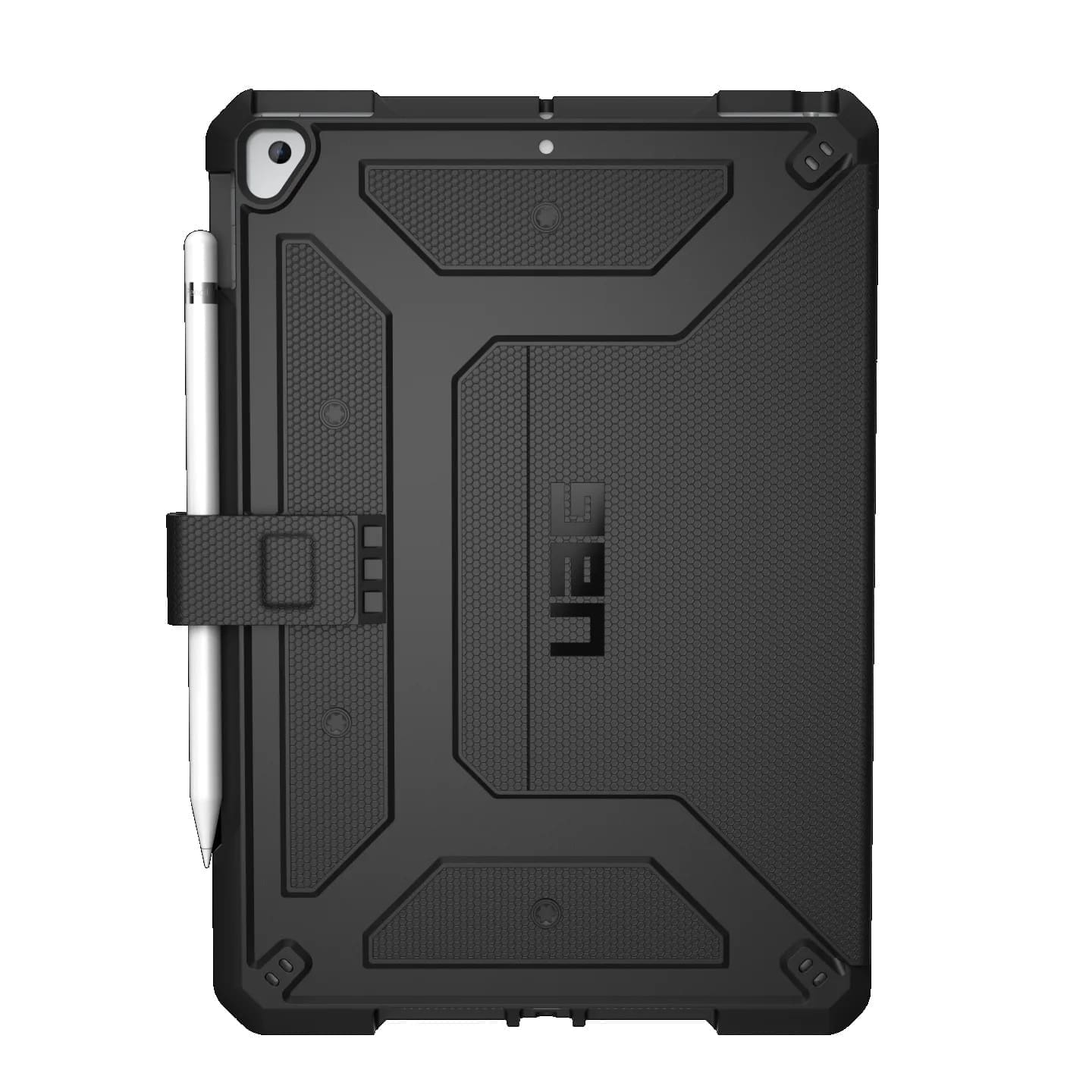 UAG Metropolis Apple iPad (10.2") (9th/8th/7th Gen) Folio Rugged Case - Black(121916114040), DROP+ Military Standard, 1 Year Warranty