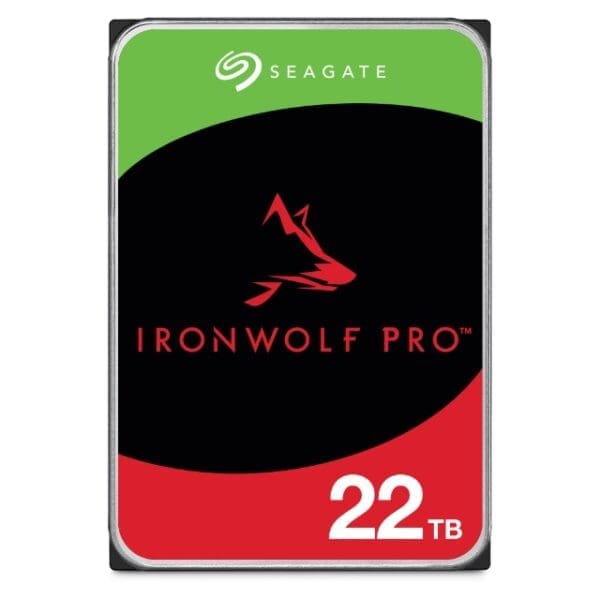 Seagate 22TB 3.5" IronWolf Pro SATA3 NAS Hard Drive 24x7 Performance 7200 RPM 256MB Cache HDD. 5 Years Warranty