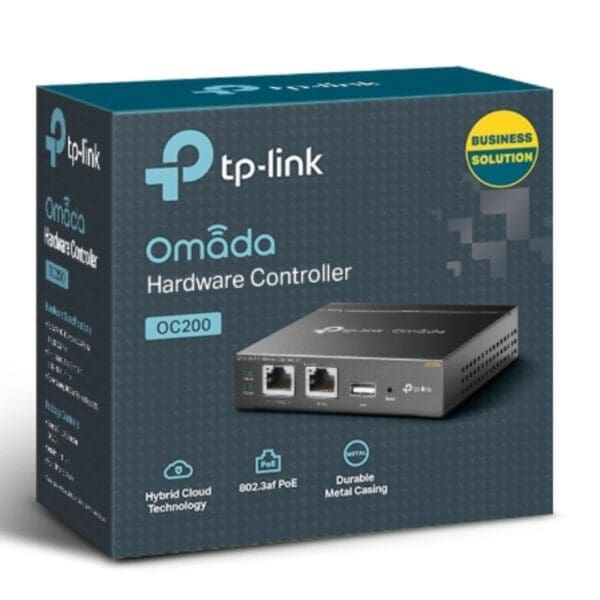 TP-Link OC200 Omada Cloud Controller, Centralised Management - Up to 100 Omada APs, JetStream Switches And SafeStream Routers