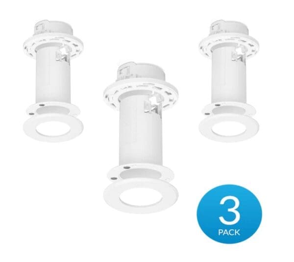 Ubiquiti Ceiling Mount 3 Pack, Compatible with U6 Mesh FlexHD, Mounts to a Drop Ceiling Tile, Drywall Ceiling, or Solid Ceiling, 2Yr Warr