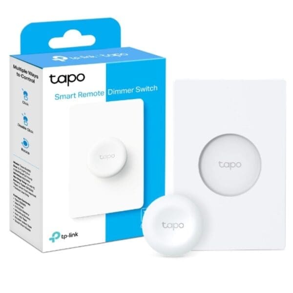 TP-Link Tapo Smart Remote Dimmer Switch, Smart Customised Actions, Multiple Control, Flexible Mounting, Long Battery Life (Tapo S200D)