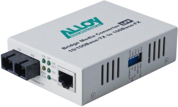 Alloy FCR200SC.40 10/100Base-TX to 100Base-FX Single Mode Fibre (SC) Converter with LFP via FEF or FM. 40Km