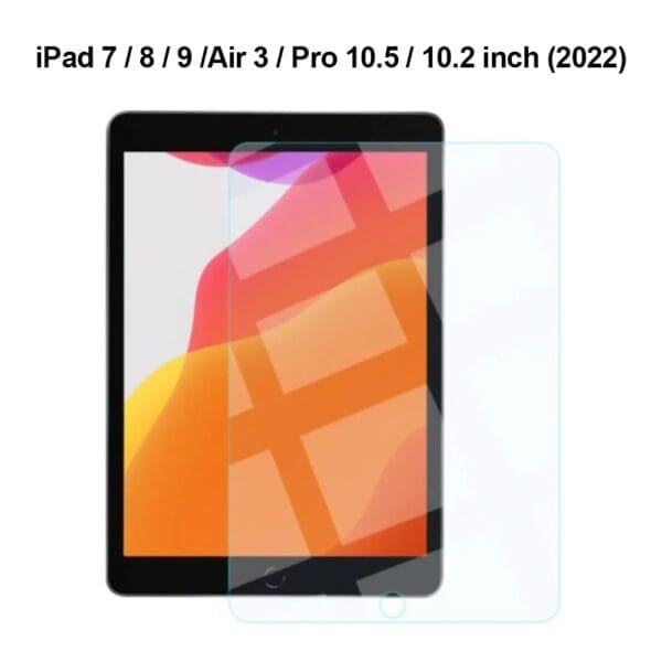 USP Apple iPad (10.2") (9th/8th/7th Gen) / iPad Air 3 / iPad Pro (10.5") Tempered Glass Screen Protector : Full Coverage, 9H Hardness, bubble-free