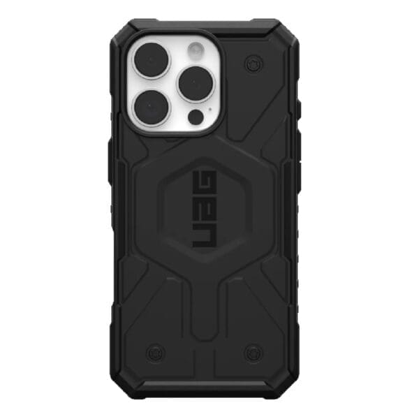 UAG Pathfinder MagSafe Apple iPhone 16 Pro (6.3") Rugged Case - Black (114468114040),18ft Drop Protection (5.4M),Tactical Grip, 10 Years Warranty