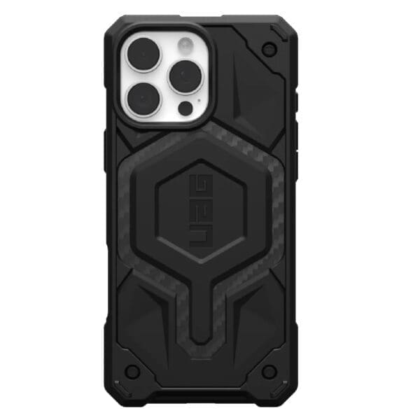 UAG Monarch Pro Apple iPhone 16 Pro Max (6.9") Rugged Case - Carbon Fiber(114457114242),25ft. Drop Protection(7.6M), 10 Years Warranty