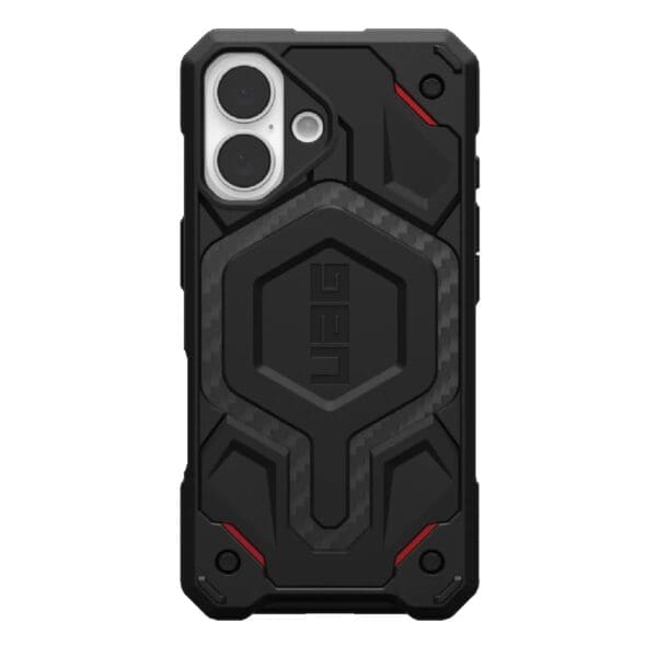 UAG Monarch Pro Kevlar Apple iPhone 16 Plus (6.7") Rugged Case - Kevlar Black (114455113940), 25ft. Drop Protection (7.6M), 10 Years Warranty