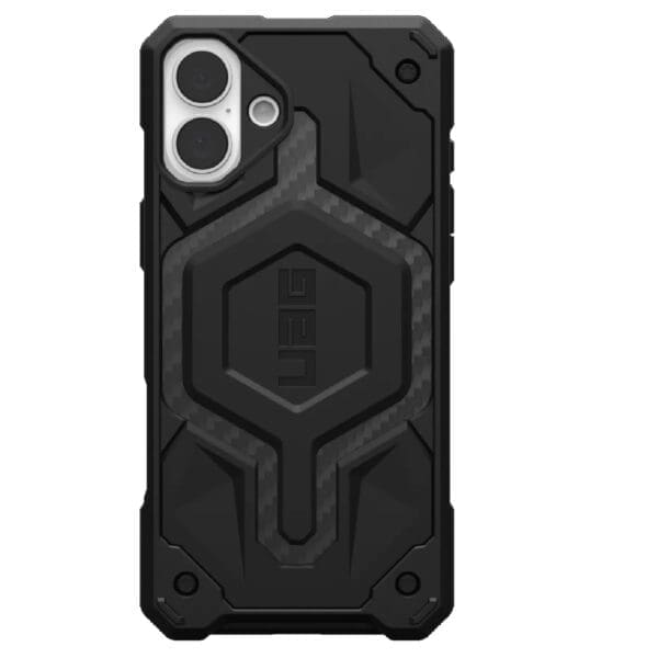 UAG Monarch Pro Apple iPhone 16 Plus (6.7") Rugged Case - Carbon Fiber (114455114242), 25ft. Drop Protection(7.6M), 10 Years Warranty