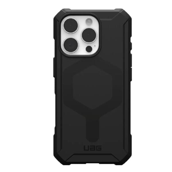 UAG Essential Armor MagSafe Apple iPhone 16 Pro (6.3") Rugged Case - Black (114448114040), 15ft. Drop Protection(4.6M), 10 Years Warranty